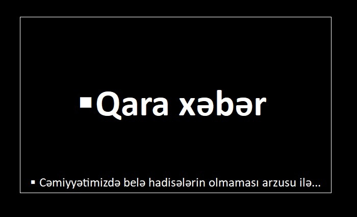 Əsgərimiz özünü öldürüb Əsgərimiz özünü öldürüb
