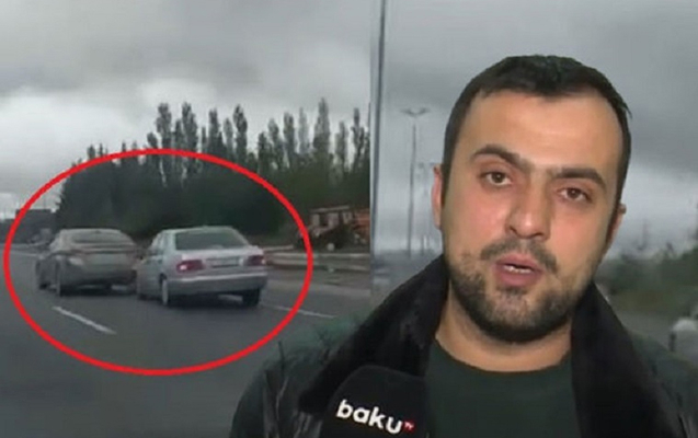   "Komada olmuşam"-    Bakı-Sumqayıt yolunda ard-arda beş maşın vuran şəxs         
