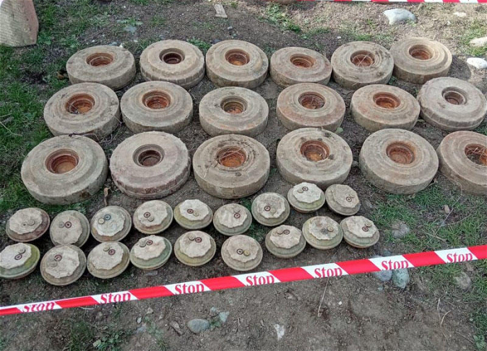 Azərbaycanda 232 adda partlamamış hərbi sursata rast gəlinib Azərbaycanda 232 adda partlamamış hərbi sursata rast gəlinib