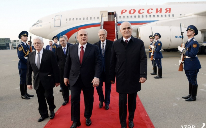  El presidente del Gobierno de la Federación Rusa visita Azerbaiyán 