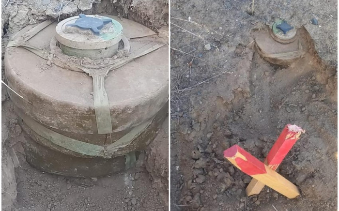 Booby-trap with four mines detected in Azerbaijan