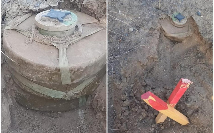  Detectan trampa de cuatro minas terrestres en la región de Aghdam de Azerbaiyán 