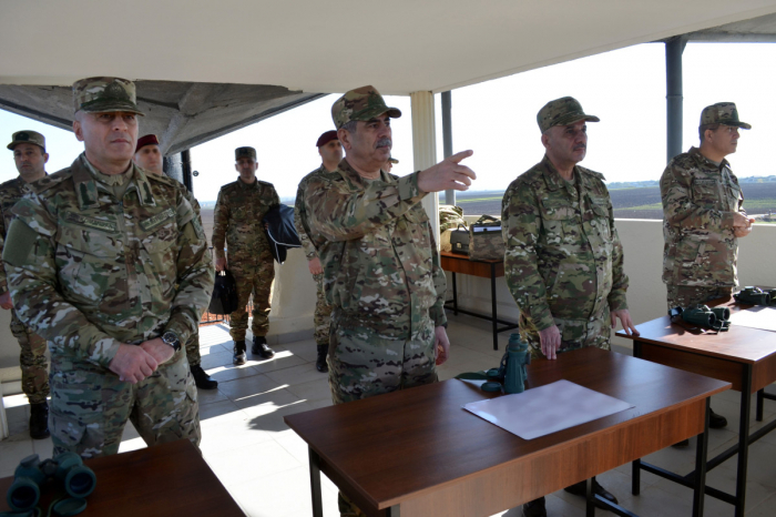  Azerbaijani defense minister conducts inspection of units and formations stationed in southern region -  VIDEO  