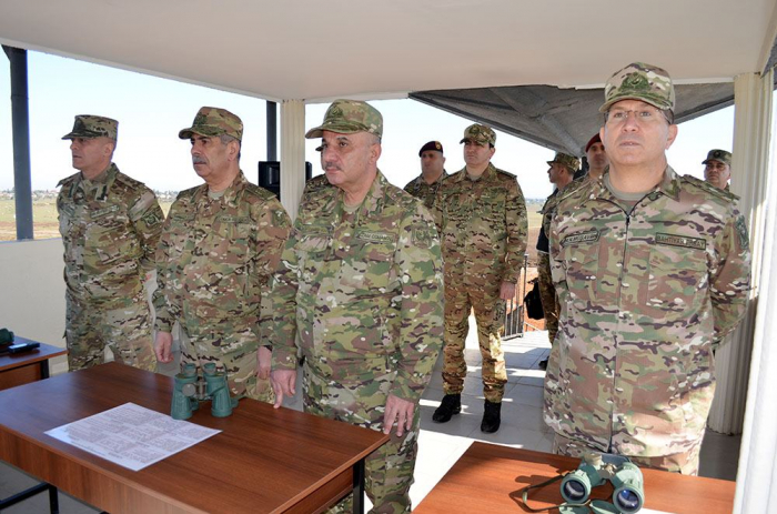 Azerbaijani defense minister checks combat readiness of military units in southern districts