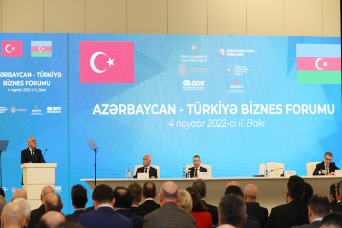 Bakıda Azərbaycan-Türkiyə biznes forumu keçirilib 