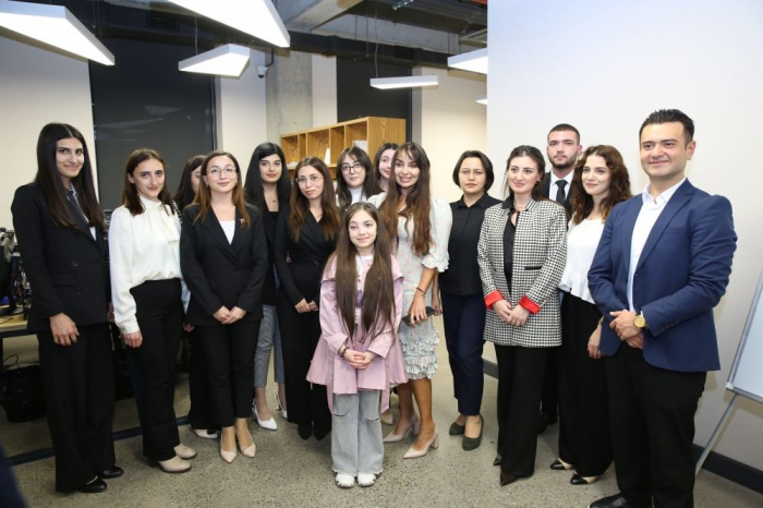 Vice-President of Heydar Aliyev Foundation Leyla Aliyeva visits DOST Center for Inclusive Development and Creativity