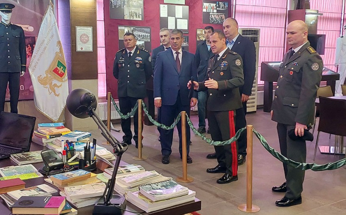  Es wurde die Zusammenarbeit im Bereich der militärischen Ausbildung zwischen Aserbaidschan und Georgien besprochen   - FOTOS    