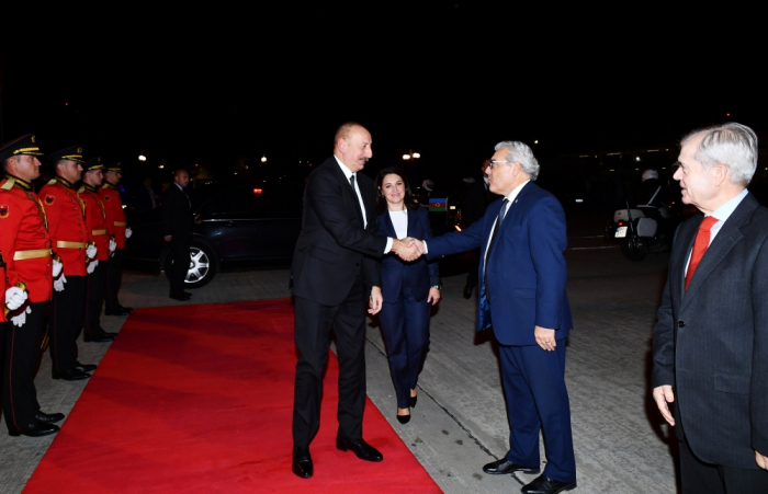   Präsident Ilham Aliyev beendet seinen Staatsbesuch in Albanien  