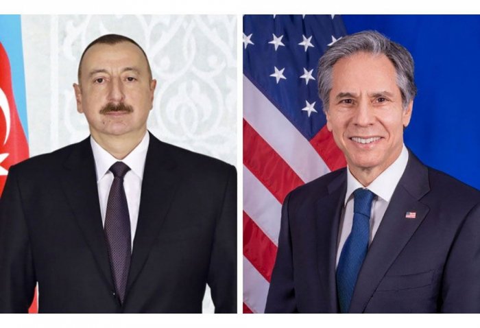   President Ilham Aliyev holds phone talks with US Secretary of State Blinken  