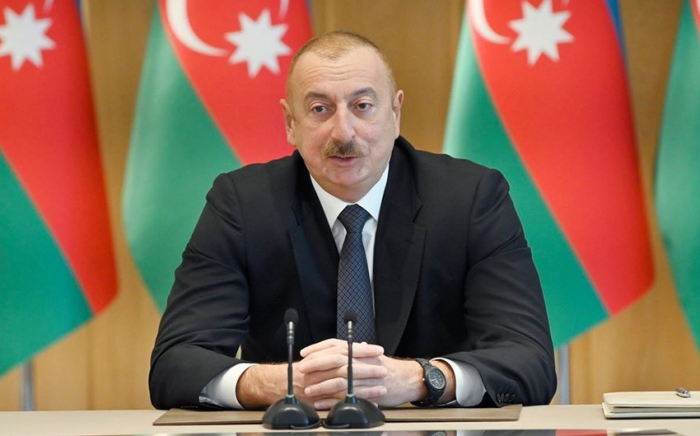     Ilham Aliyev:   „Wir hatten seit dreißig Jahren keinen Frieden mehr und Armenien sollte nicht vergessen, wie er endete“  