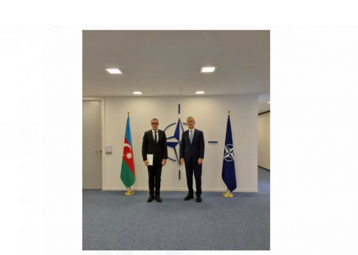    Stoltenberq NATO-dakı nümayəndəmizin etimadnaməsini qəbul edib     
