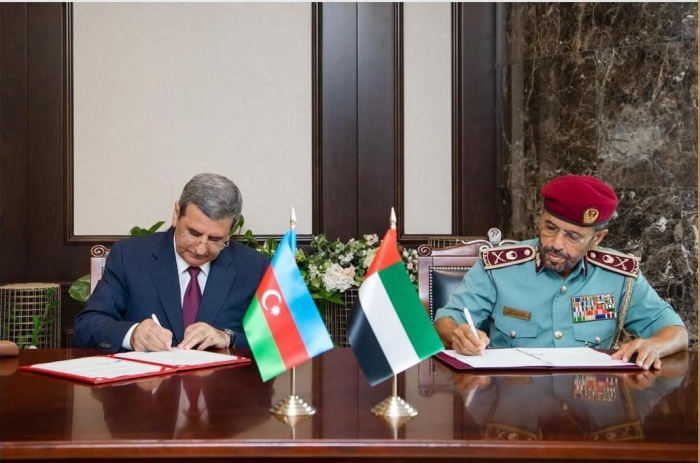 Azerbaijani, UAE Ministries of Internal Affairs ink MoU