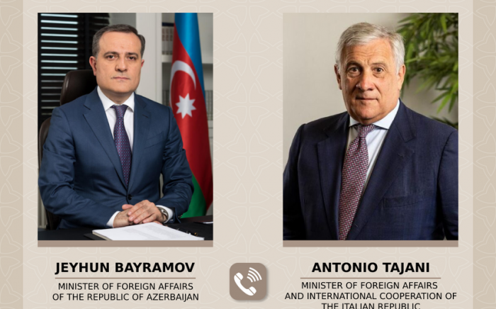   Azerbaijani FM holds phone talks with his Italian counterpart   