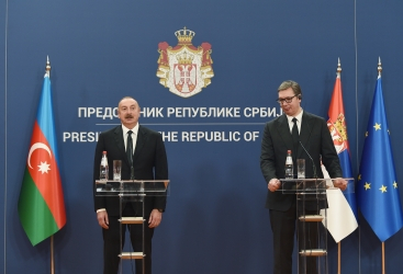     Presidente Aliyev  :"Serbia y Azerbaiyán siempre se apoyan mutuamente"  