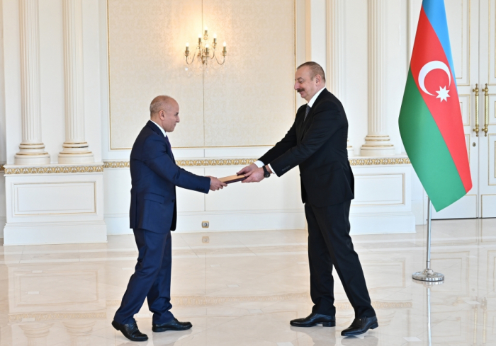   Aserbaidschanischer Präsident erhält Beglaubigungsschreiben des neuen Botschafters von Libyen  