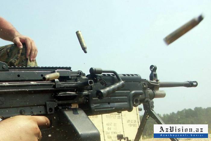   Stellungen der aserbaidschanischen Armee erneut beschossen  