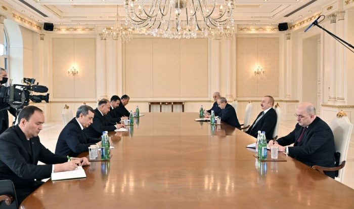  President Ilham Aliyev receives delegation led by Turkmen Deputy PM  