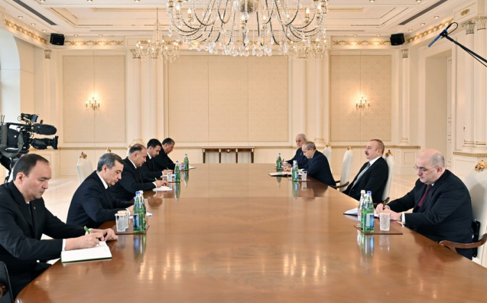  Präsident Ilham Aliyev empfing den stellvertretenden Ministerpräsidenten von Turkmenistan 
