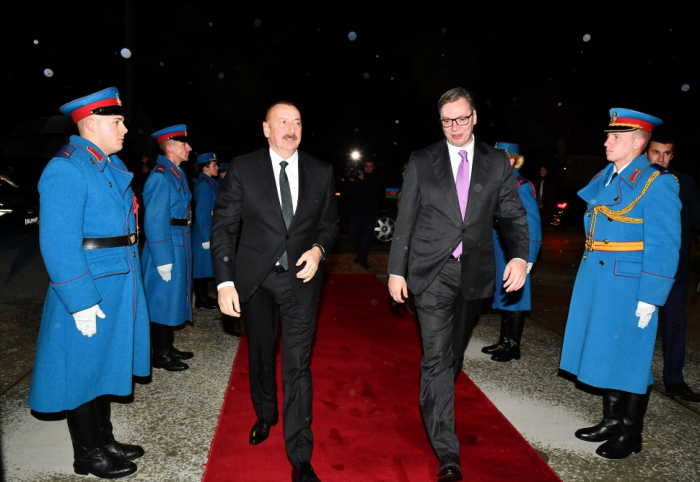   Le président Ilham Aliyev achève sa visite officielle en Serbie  