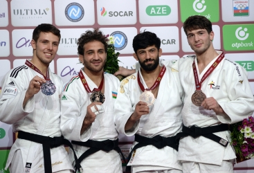 Azerbaijani judoka wins gold at Baku Grand Slam 2022