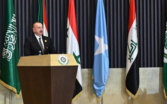 Dövlət başçısı: "Azərbaycan mina terrorundan əziyyət çəkir"
Dövlət başçısı: "Azərbaycan mina terrorundan əziyyət çəkir"