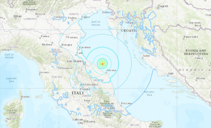 Italy earthquake felt in several countries