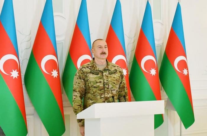Dövlət başçısı: "Biz sülh istəyirik, müharibə istəmirik"
Dövlət başçısı: "Biz sülh istəyirik, müharibə istəmirik"