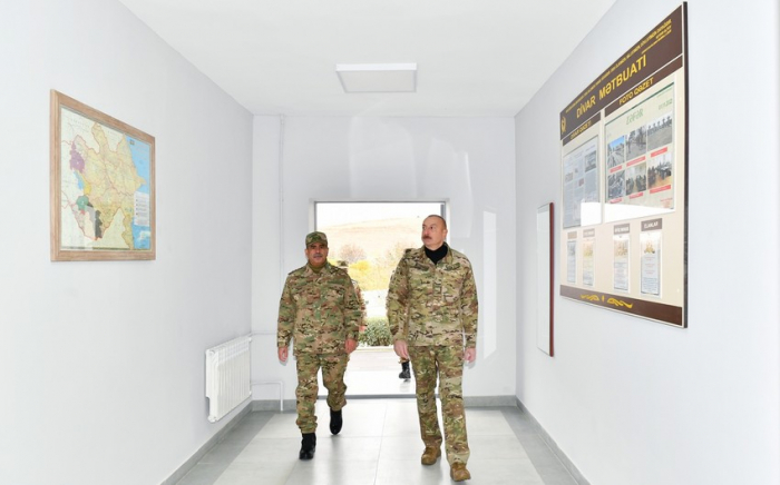    Prezident hərbçilərin yeni yaşayış binaları ilə tanış olub -    FOTOLAR       