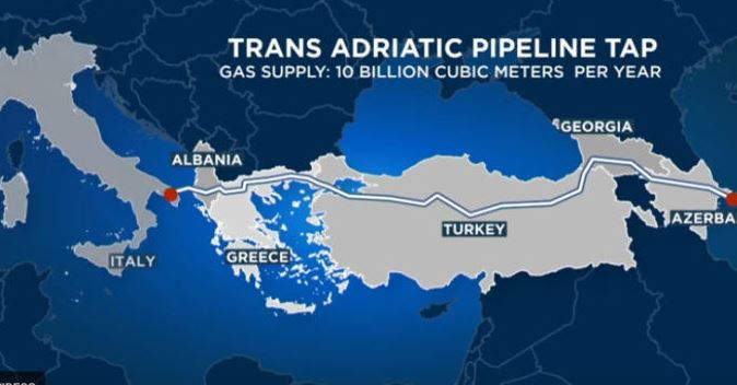 TAP ilə 18 mlrd kubmetrdən çox Azərbaycan qazı nəql edilib  
