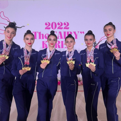 Gimnastas artísticas de Azerbaiyán participan con éxito en el torneo internacional "The Fairy Korea”