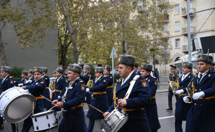   March on the occasion of Victory Day held in Baku  