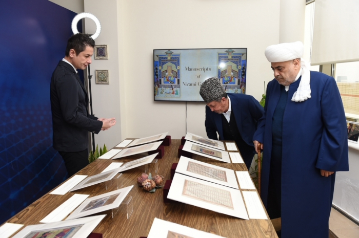   Chairman of Caucasus Muslims Office visits Nizami Ganjavi International Center  