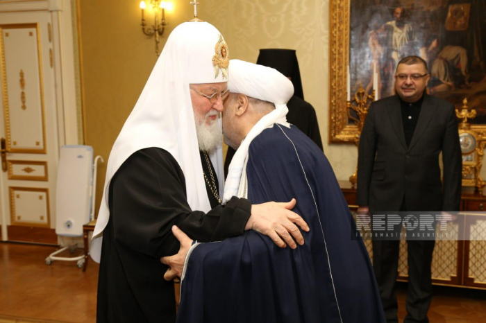  Allahşükür Paşazadə ilə Patriarx Kirill görüşdü  
