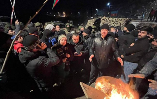   La diáspora azerbaiyana emitió un comunicado apoyando la acción en la carretera Shusha-Khankendi  