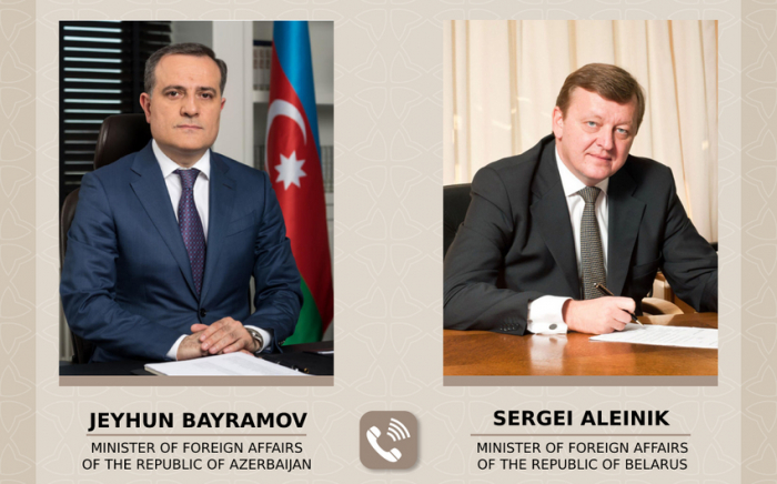   Titulares de Exteriores de Azerbaiyán y Bielorrusia mantuvieron una conferencia telefónica  