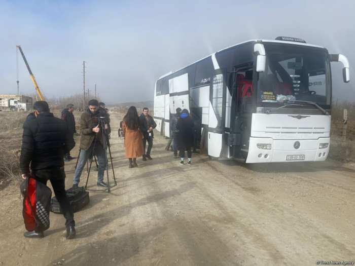 Azerbaijani media representatives visit Khachinchay, Sugovushan reservoirs