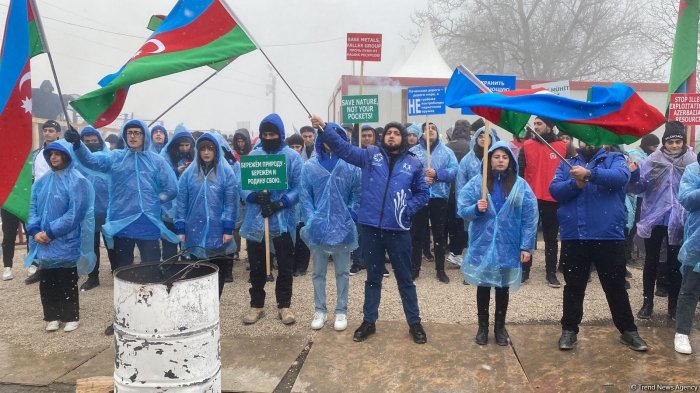  Peaceful protests on Azerbaijan