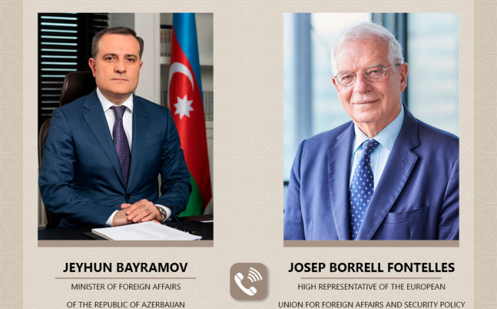   Jeyhun Bayramov mantuvo una conversación telefónica con Josep Borrell   