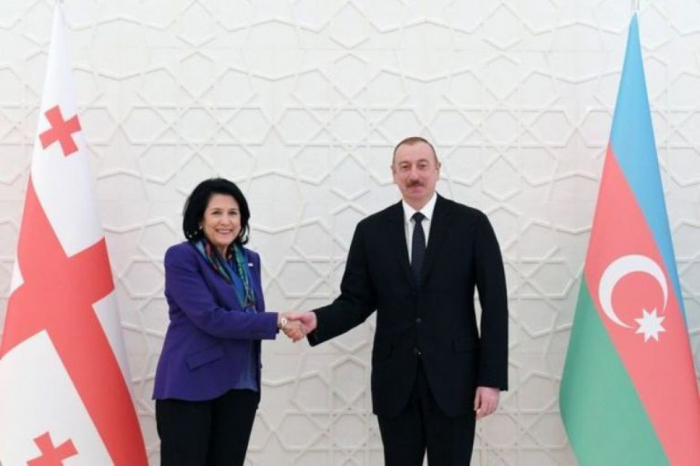  Georgian President congratulates President Ilham Aliyev 