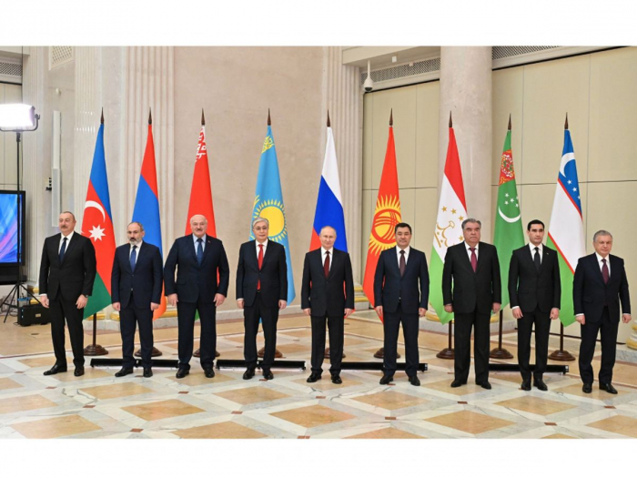 President Ilham Aliyev Participates In CIS Heads Of State Meeting In St ...