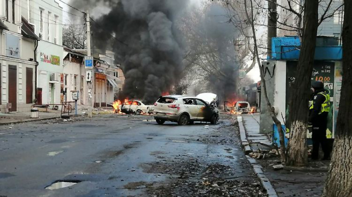   Russen feuern Raketenhagel auf Cherson ab  