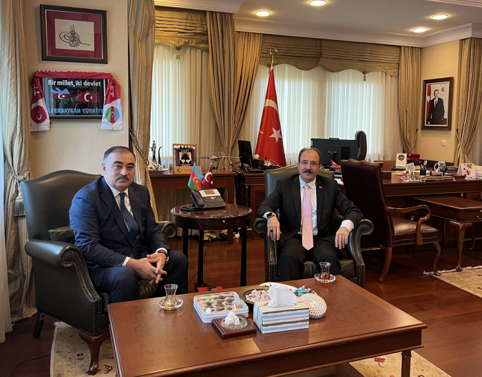 Ambassador of Azerbaijan meet his Turkish counterpart