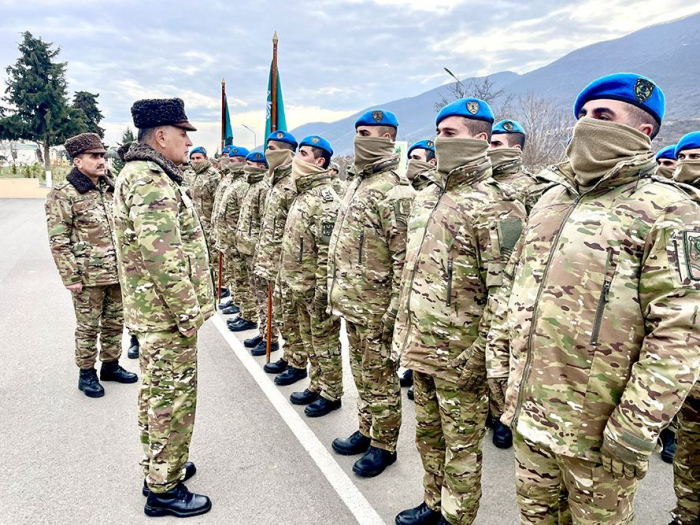  Chief of Azerbaijani General Staff visits military units stationed in liberated territories 