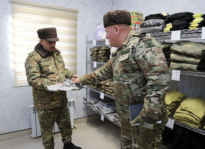   Moralisch-psychologischer Zustand der in der Region Kalbadschar dienenden Soldaten ist auf einem hohen Niveau -   VIDEO    