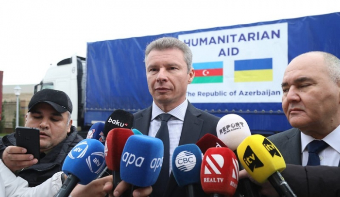   Ukrainian ambassador thanks Azerbaijan for humanitarian aid  