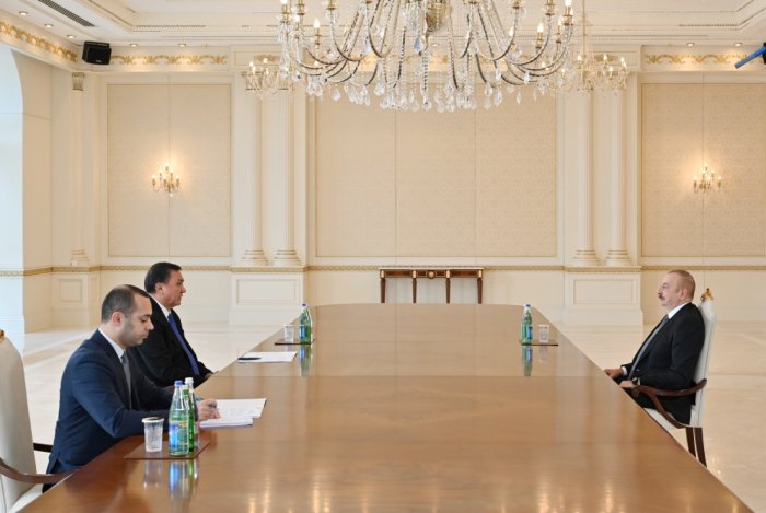  President Ilham Aliyev receives Secretary General of Organization of Turkic States 