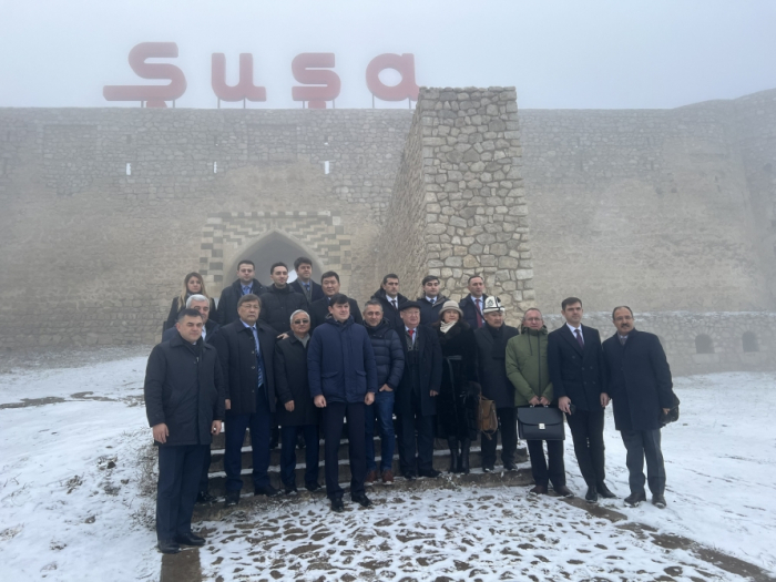 OTS member states’ officials in charge of diaspora issues visit Azerbaijan’s city of Shusha