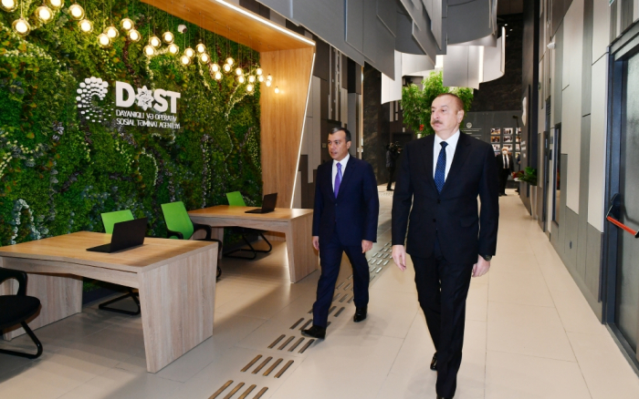 President Ilham Aliyev attends opening of DOST Center No5 in Baku