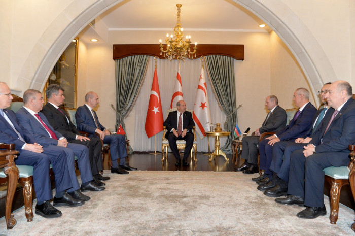    Şimali Kipr Türk Cümhuriyyətinin Prezidenti YAP rəsmilərini qəbul edib   