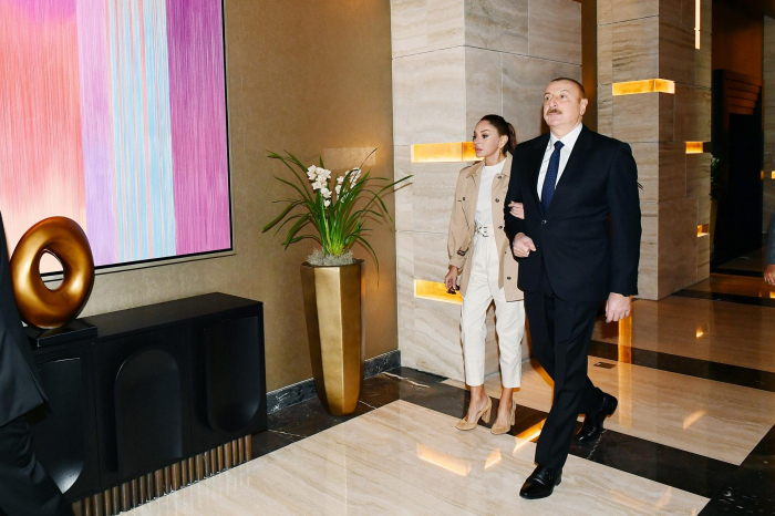   Prezident və xanımı “The Ritz-Carlton Baku” otelinin açılışında -  YENİLƏNİB     
